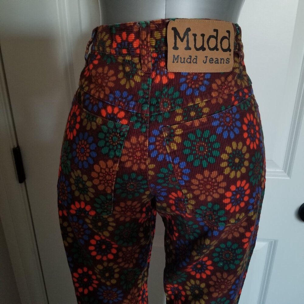 Vintage MUDD Floral Corduroy Pants (original owner) - Rare Find - Picture 10 of 14